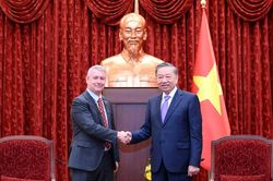 [Ảnh] Tổng Bí thư, Chủ tịch nước Tô Lâm tiếp Đại sứ các nước Bỉ, Na Uy, Hà Lan và Brazil