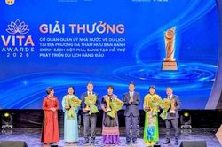 VITA Awards 2026 trao 106 giải thưởng cho các địa phương, tổ chức, doanh nghiệp du lịch tiêu biểu