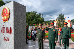 Giao lưu hữu nghị quốc ph&ograve;ng bi&ecirc;n giới Việt Nam - L&agrave;o lần thứ 3 ch&iacute;nh thức bắt đầu