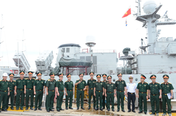 Thượng tướng Phạm Hoài Nam làm việc tại Tổng công ty Sông Thu