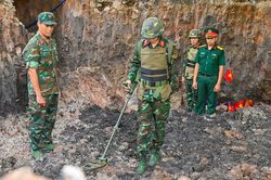 Mở rộng khu vực tìm kiếm hài cốt liệt sĩ ở Công viên Lê Thị Riêng