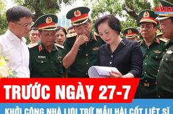 Khởi công Nhà lưu trữ mẫu hài cốt liệt sĩ trước ngày 27-7