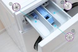 Đổ nước giặt sai ngăn máy giặt, nhiều người vẫn mắc lỗi