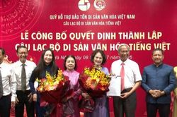 Ra mắt Câu lạc bộ Di sản Văn hóa tiếng Việt