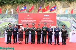 Nhiều hoạt động thiết thực trong Chương tr&igrave;nh Giao lưu hữu nghị Quốc ph&ograve;ng bi&ecirc;n giới Việt Nam - L&agrave;o lần thứ 3 tại L&agrave;o