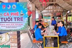 An Giang: Ra mắt mô hình 'Góc cà phê tuổi trẻ' ở khu vực biên giới xã Vĩnh Xương