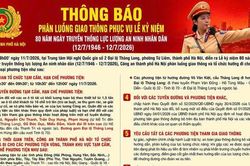 H&agrave; Nội: Ph&acirc;n luồng giao th&ocirc;ng phục vụ Lễ kỷ niệm Ng&agrave;y truyền thống lực lượng An ninh nh&acirc;n d&acirc;n
