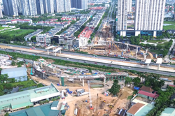 H&agrave; Nội: Điều chỉnh tổ chức giao th&ocirc;ng phục vụ thi c&ocirc;ng n&uacute;t giao V&agrave;nh đai 3,5