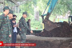 Tiếp tục mở rộng t&igrave;m kiếm h&agrave;i cốt liệt sĩ tại C&ocirc;ng vi&ecirc;n L&ecirc; Thị Ri&ecirc;ng