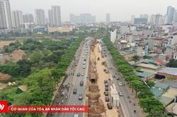 Hà Nội yêu cầu khẩn trương hoàn trả mặt đường tại các dự án chống ngập