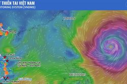 Siêu bão Bavi di chuyển nhanh, hướng về Bắc Đài Loan (Trung Quốc)