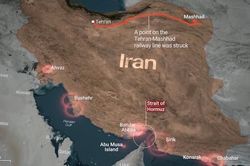 Mỹ tấn công cầu đường sắt chiến lược nối Iran với Trung Quốc và Nga