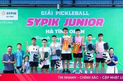 Sôi nổi Giải Pickleball Sypik junior Hà Tĩnh Open tranh cúp Vân Anh Spa