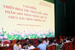 Bắc Ninh hoàn thành chiến dịch cao điểm thu nhận mẫu ADN cho thân nhân liệt sỹ