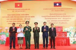 Vun đắp tình hữu nghị Việt Nam - Lào thông qua giao lưu hữu nghị Quốc phòng biên giới