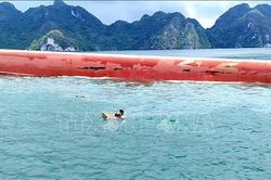 Khẩn trương t&igrave;m kiếm 2 người mắc kẹt trong vụ lật t&agrave;u tại đặc khu V&acirc;n Đồn