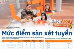 Điểm sàn xét tuyển chương trình đào tạo bậc đại học năm 2026 của Trường Đại học Việt Đức