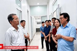 Ch&aacute;nh &aacute;n Nguyễn Văn Quảng kiểm tra địa điểm tiếp c&ocirc;ng d&acirc;n mới của TANDTC