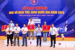 Thanh Hóa xếp nhì toàn đoàn tại Giải Vô địch trẻ Judo quốc gia năm 2026