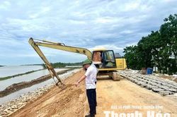 Phản hồi nội dung Báo điện tử Thanh Hóa phản ánh về các tuyến đê xuống cấp
