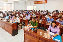Xã Tân Hiệp sơ kết công tác xây dựng Đảng và phát triển kinh tế - xã hội 6 tháng đầu năm