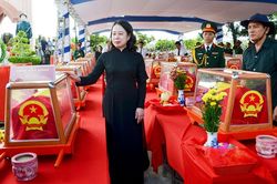 An Giang tổ chức lễ viếng, truy điệu và an táng 235 hài cốt liệt sĩ