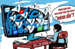 Cảnh giác với bẫy 'ném đá' trên không gian mạng
