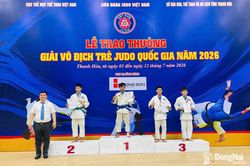 Đồng Nai xếp hạng ba toàn đoàn lứa tuổi 10-15 tại Giải vô địch trẻ Judo quốc gia năm 2026