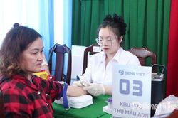 C&ocirc;ng an tỉnh Đồng Th&aacute;p thu nhận mẫu ADN cho gần 200 th&acirc;n nh&acirc;n gia đ&igrave;nh liệt sĩ