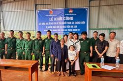 Khởi công xây nhà cho con đẻ người hoạt động kháng chiến bị nhiễm chất độc hóa học tại xã Ia Nan