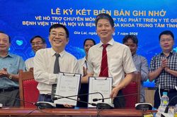 Bệnh viện Đa khoa Trung tâm tỉnh Gia Lai hợp tác với Bệnh viện Tim Hà Nội phát triển chuyên sâu tim mạch