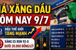 Giá xăng dầu hôm nay 9/7: Dầu thế giới tăng, trong nước chờ điều chỉnh lúc 15h