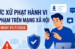 Mức xử phạt hành vi vi phạm trên mạng xã hội