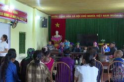 105 hộ dân xã Bản Xèo được tập huấn nông nghiệp thông minh và kỹ năng ứng phó thiên tai