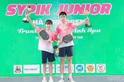 Vận động viên trẻ Lào Cai giành Huy chương Bạc tại Giải Pickleball Junior Hà Tĩnh Open 2026