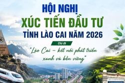 Hội nghị X&uacute;c tiến đầu tư tỉnh L&agrave;o Cai năm 2026