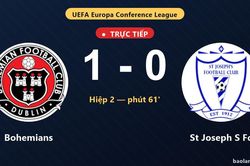 TRỰC TIẾPTrực tiếp Bohemians vs St Joseph S Fc: Bohemians mở tỷ số