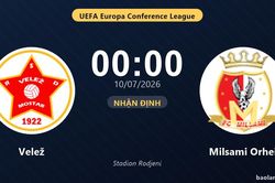 TRỰC TIẾPTrực tiếp Velež vs Milsami Orhei: Trận đấu đang diễn ra