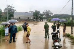 Mưa lớn diện rộng, xuất hiện lũ trên hệ thống sông, suối