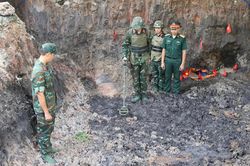TP.HCM: Tiếp tục phát hiện thêm 5 bộ hài cốt liệt sĩ trong rãnh chôn tập thể