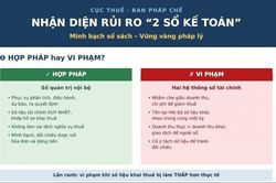 Sổ tay giải đáp về hành vi vi phạm sử dụng hai hệ thống sổ kế toán