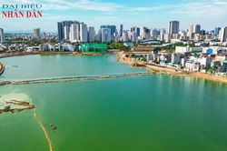 Hà Nội: Dự án hồ điều hòa Phú Đô 800 tỷ đồng gấp rút về đích