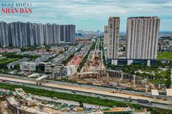 H&agrave; Nội: N&uacute;t giao gần 2.400 tỷ đồng đang th&agrave;nh h&igrave;nh tr&ecirc;n tuyến v&agrave;nh đai 3,5