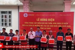 Lai Châu hoàn thành mục tiêu 100% thôn, bản có điện lưới quốc gia