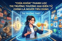 'Ch&igrave;a kh&oacute;a' thanh lọc thị trường thương mại điện tử ch&iacute;nh l&agrave; người ti&ecirc;u d&ugrave;ng