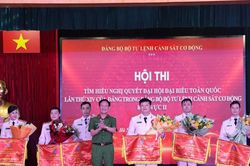 Trao giải cuộc thi tìm hiểu Nghị quyết Đại hội XIV của Đảng – Khu vực II, Bộ Tư lệnh CSCĐ