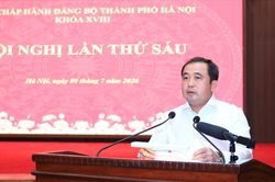 B&iacute; thư Th&agrave;nh ủy Trần Đức Thắng: H&agrave; Nội quyết t&acirc;m đạt c&aacute;c mục ti&ecirc;u tăng trưởng năm 2026