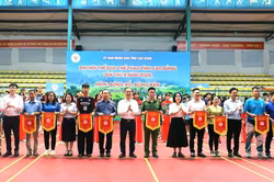 Khai mạc Giải bóng rổ 3x3 và bóng bàn tại Đại hội Thể dục thể thao tỉnh lần thứ X