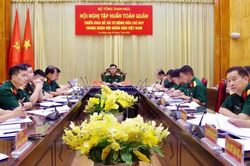 Bộ Tổng Tham tập huấn triển khai Đề &aacute;n 33 tự động h&oacute;a chỉ huy trong Qu&acirc;n đội nh&acirc;n d&acirc;n Việt Nam