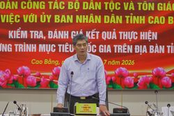 Bộ Dân tộc và Tôn giáo làm việc với UBND tỉnh kiểm tra thực hiện Chương trình mục tiêu quốc gia